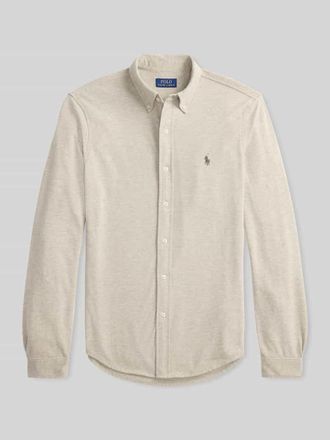 Polo Ralph Lauren Regular Fit Freizeithemd aus reiner Baumwolle in Beige, Gr&ouml;&szlig;e XXL