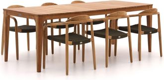 Bellagio la vita attrattiva Bellagio Berbaro/Bruca 220cm dining tuinset 7-delig stapelbaar