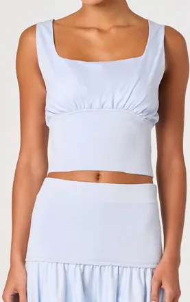 Astr Womens Thesan Top In Blue
