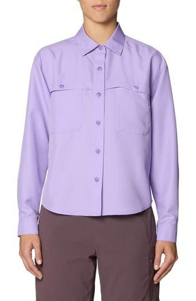 Mountain Hardwear Sun Drift Cooling Long Sleeve UPF 50+ Shirt in Harbor Violet at Nordstrom, Size X-Small