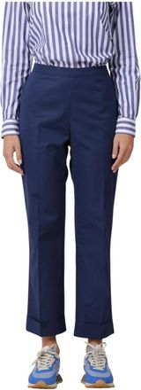 Aspesi Klassieke Herenbroek - Dames - Vrijetijds broeken - Blauw - L - Broeken