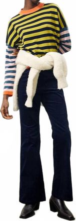 FRNCH Beth Trousers In Dark Blue