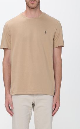 Polo Ralph Lauren T-shirt slim fit in cotone con logo ricamato e girocollo