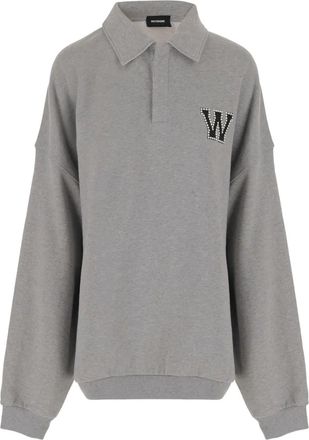 We11done Polo con logo - Grigio