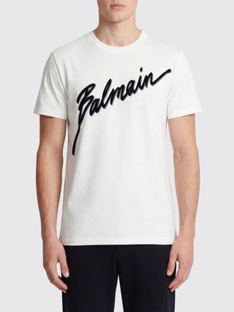 Balmain T-shirt a girocollo con logo Balmain