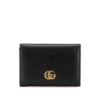 Gucci Pre-owned Womens Compact Leather Wallet - Black - One Size