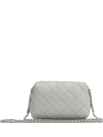 Tory Burch Light Grey Fleming Crossbody Bag