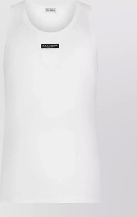 Dolce & Gabbana logo label tank top