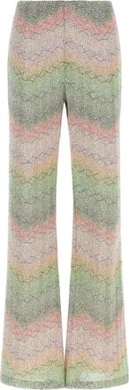 Missoni Caperdoni Broek - Dames - Wijde Broeken - Veelkleurig - M - Pailletten - Broeken