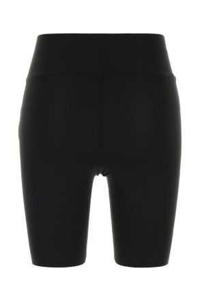 Autry Womens Black Stretch Polyester Shorts Exterior: Elastane