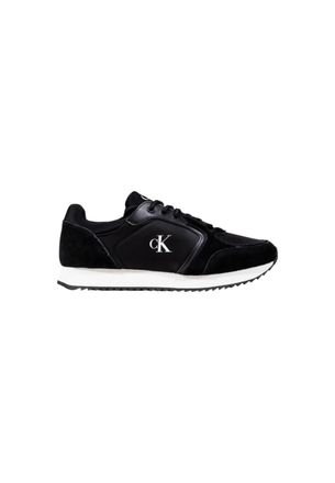 Calvin Klein Jeans Womens Lowtop Casual Sneakers - Black Suede - Size EU 41