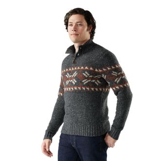 Smartwool Mens Heavy Henley Sweater Gray S