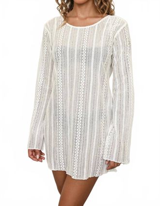 Dippin' Daisy's Swimwear Veranda Dress Cover Up In Cream