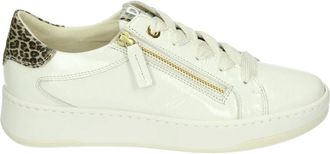 DL Sport Schoenen, Dames, Wit, 41 EU, Leer, Sportieve lage damessneakers wit leer