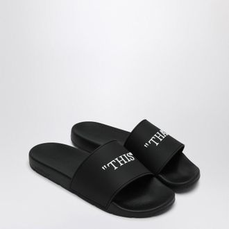 OFF-WHITE/オフホワイト Bookish スライドサンダル 43