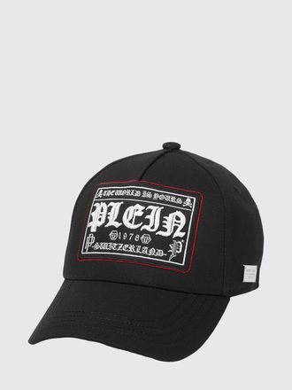 Philipp Plein Cotton Baseball Cap with Embroidered Logo