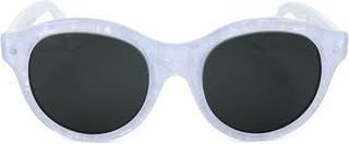 Retro Superfuture 51mm Round Sunglasses in White at Nordstrom Rack