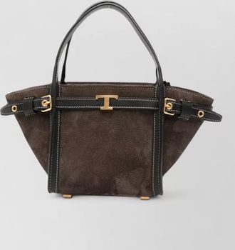 Tod's suede leather mini bag