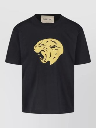 Valentino crew neck short sleeve graphic print shirt