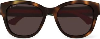 Gucci Occhiali da sole cat-eye - Marrone