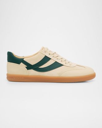 Vince Oasis Bicolor Leather Retro Sneakers