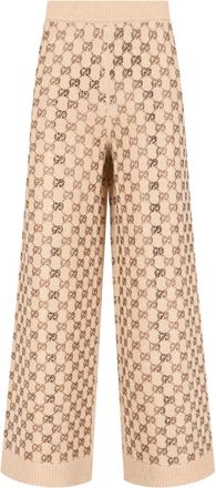 Gucci Pantaloni Ampi In Maglia