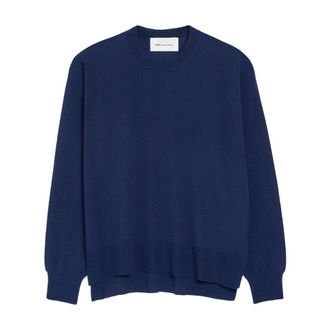 Ami Truien & Vesten, Dames, Blauw, S, Wol, Ami de Coeur Ronde Hals Trui