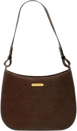 Burberry Pre-owned Shoulder Bag - Dames - Vintage Schoudertas - Bruin - ONE Size - Leer - Vintage