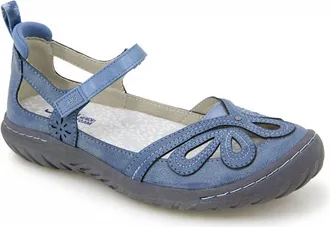 JBU by Jambu Womens Magnolia Encore Mary Jane Flat In Denim