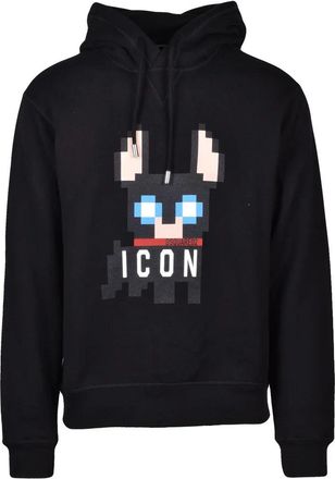 Dsquared2 Cotton Hoodie - Black