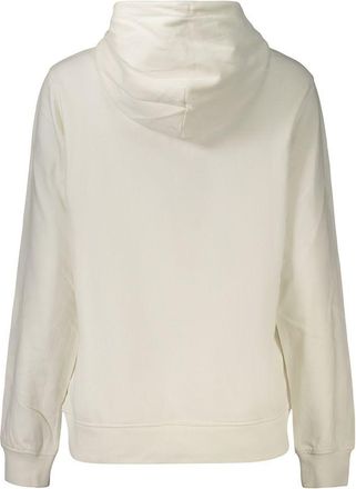 Tommy Hilfiger Cotton Logo-Embroidered Hoodie - White