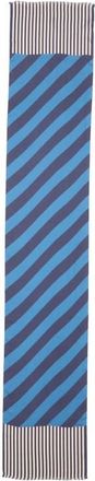 Echo Striped Silk Oblong Scarf in Navy at Nordstrom