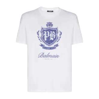Balmain Emblem-print T-shirt