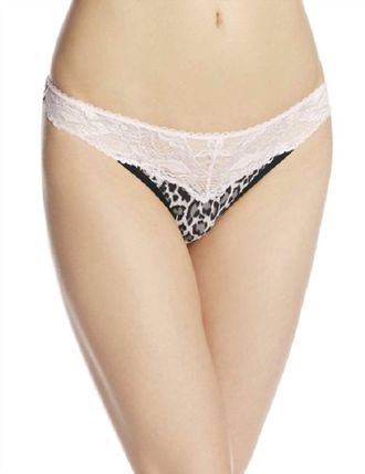 Felina Fabulous Modal Thong Panty In Cheetah