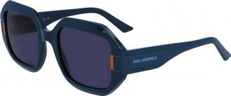 Karl Lagerfeld Womens KL6124S 53 400 Sunglasses - Blue - One Size
