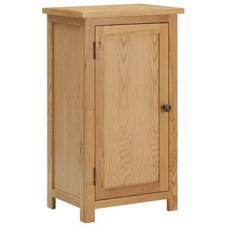 vidaXL Aparador De Madera De Roble Maciza 45x32x85 Cm Vidaxl