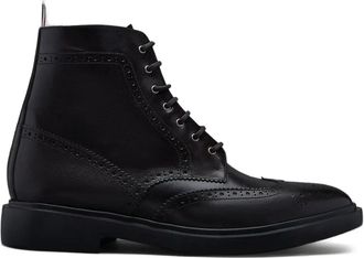Thom Browne Leren Wingtip laarzen - Bruin