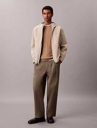 Calvin Klein Jersey De Lana Merino De Rejilla