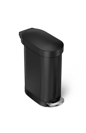 Simplehuman 45L slim step can in Matte Black at Nordstrom