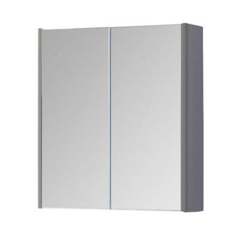 Clifton Basalt Grey 60cm 2 Door Bathroom Mirror Cabinet