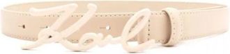 Karl Lagerfeld Accessoires > Riemen - Dames - Riemen - Beige - 75 CM - Accessoires