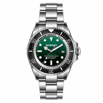 Bobroff Herenhorloge Automatisch Zwart & Zilver