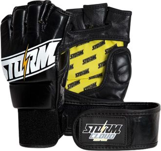 OEM Guantes De Mma Stormcloud Tempest Negros/amarillos, 4 Oz, Xxl