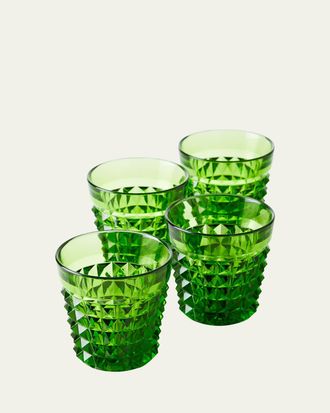 Mario Luca Giusti Palazzo Green Tumblers, Set of 4