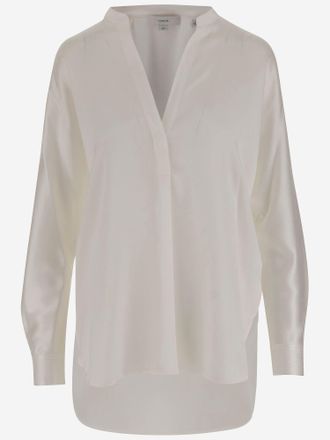 Vince Silk Satin Blouse