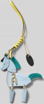 Furla Anh&auml;nger mit Logo-Pr&auml;gung Modell ALLEGRA HORSE in Sand, Gr&ouml;&szlig;e 1