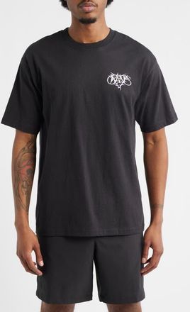 Vans Prickles Logo Cotton Graphic T-Shirt in Black at Nordstrom, Size Medium