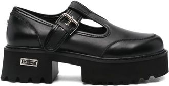 Cult t-bar platform loafers - Black