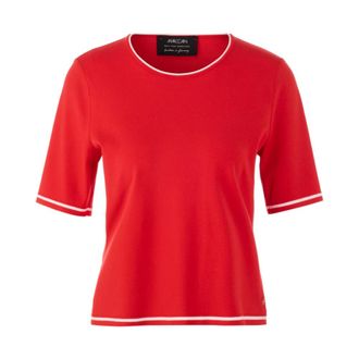 Marc Cain Fijne trui Rethink Together - Dames - Truien - Rood - Maat: L Wol
