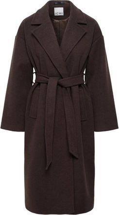 Ichi Cappotto con cintura - - Coats - Donna - Marrone - M